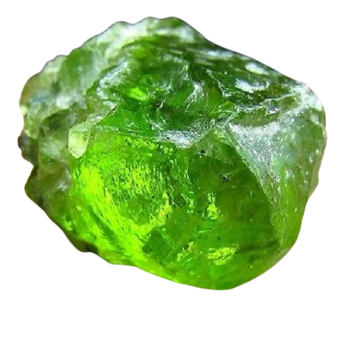 Raw peridot top