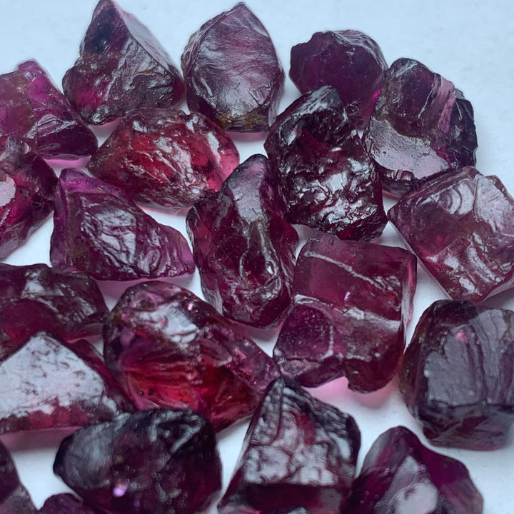 Rhodolite Garnets Rough Lot