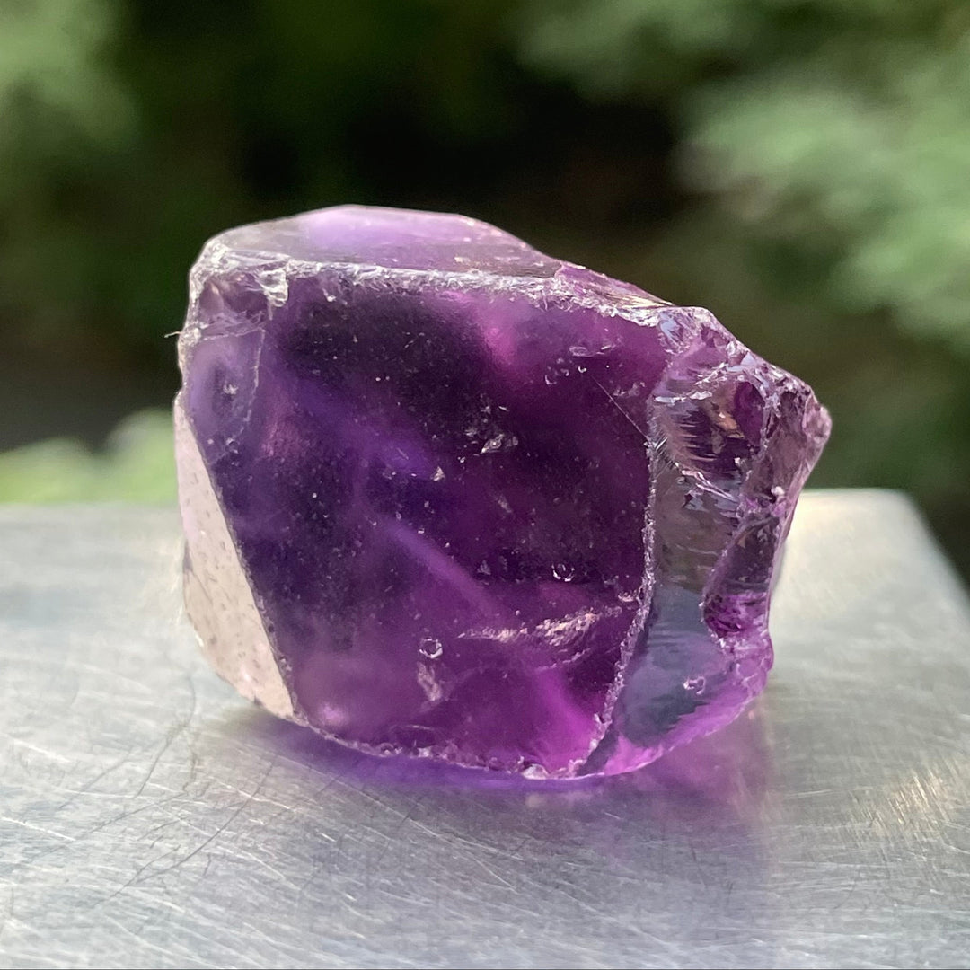 Facet Grade Rough Amethyst – Deep Purple, Partly Included – Multiple Clean Stones – Natural from Brazil