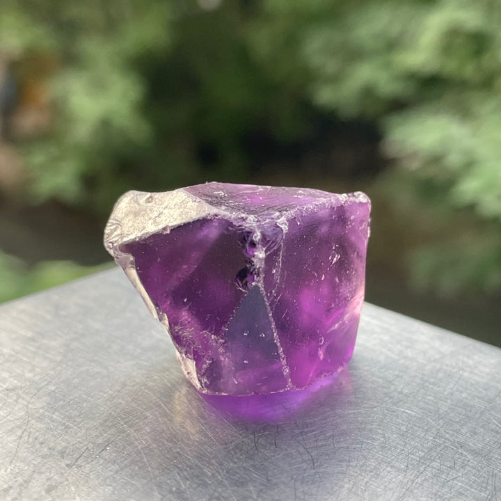 Facet Grade Rough Amethyst – Deep Purple, Partly Included – Multiple Clean Stones – Natural from Brazil