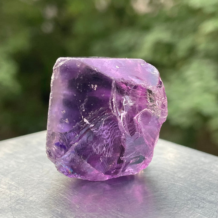 Facet Grade Rough Amethyst – Deep Purple, Partly Included – Multiple Clean Stones – Natural from Brazil