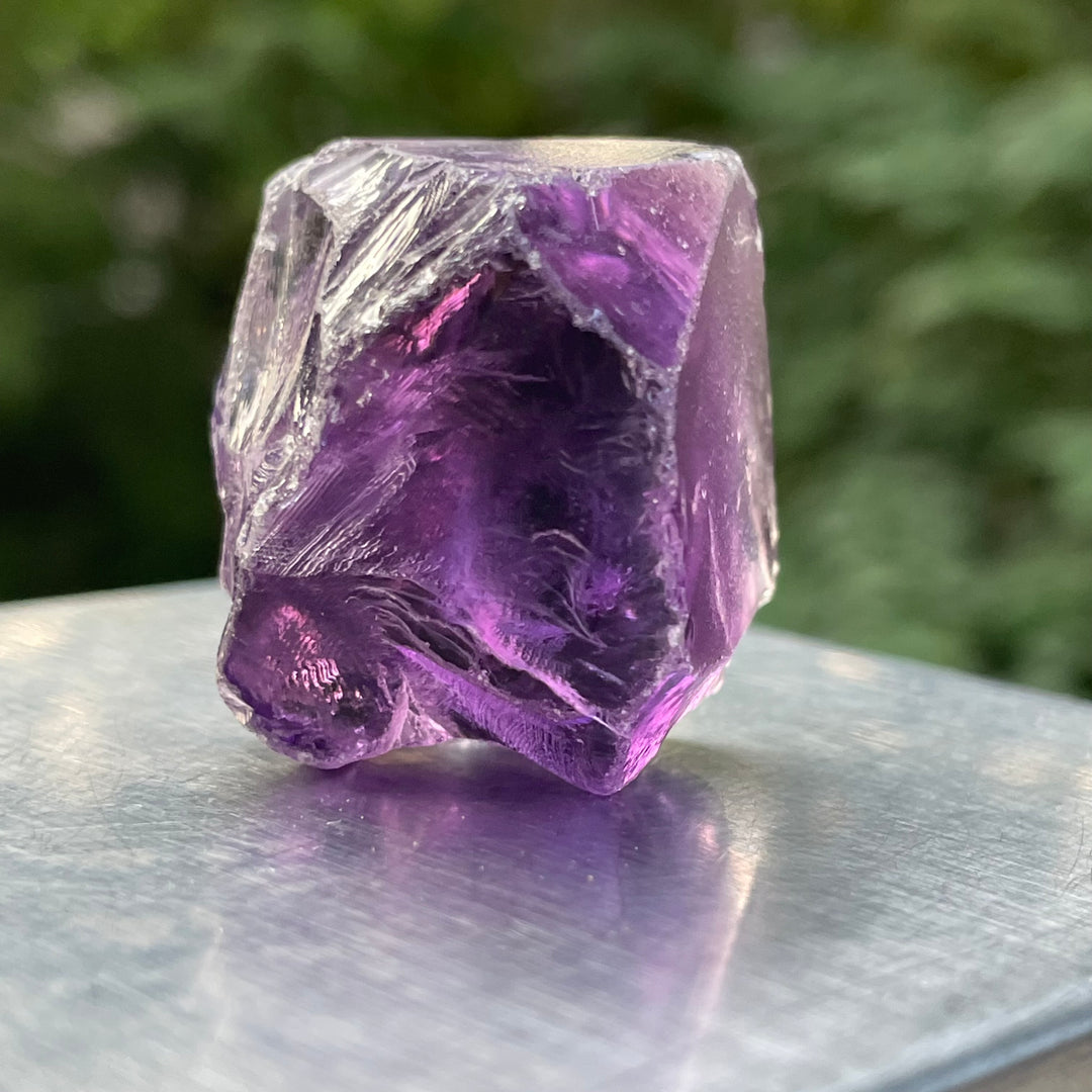 Facet Grade Rough Amethyst – Deep Purple, Partly Included – Multiple Clean Stones – Natural from Brazil