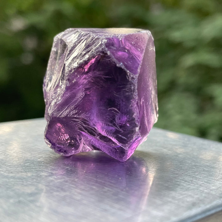 Facet Grade Rough Amethyst – Deep Purple, Partly Included – Multiple Clean Stones – Natural from Brazil