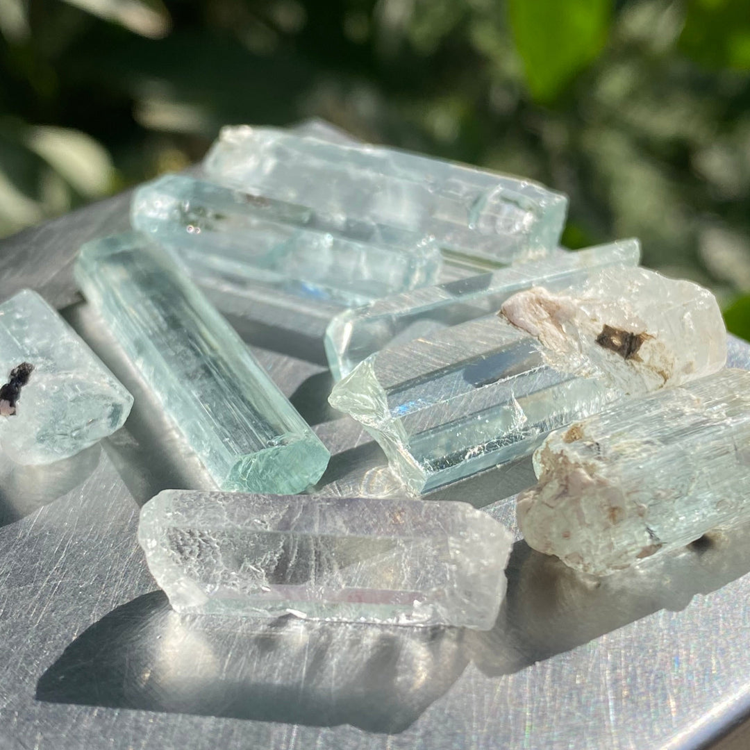 Natural Aquamarine 20 grams Crystals