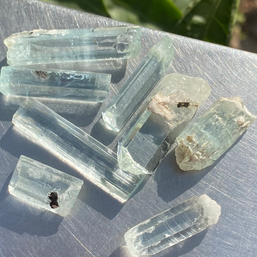 Natural Aquamarine 20 grams Crystals
