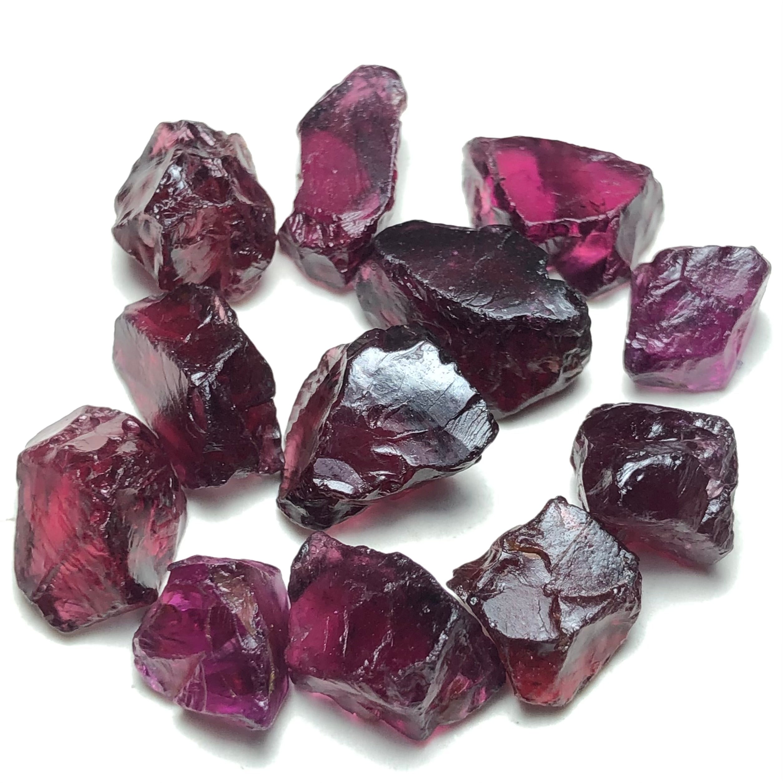 Rhodolite Garnet in Quartz & Schist Natural Tumbled Stone - One Stone –  Crystal Gemstone Shop