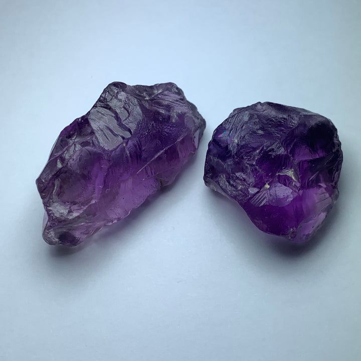 26 Grams Facet Rough Purple African Amethyst
