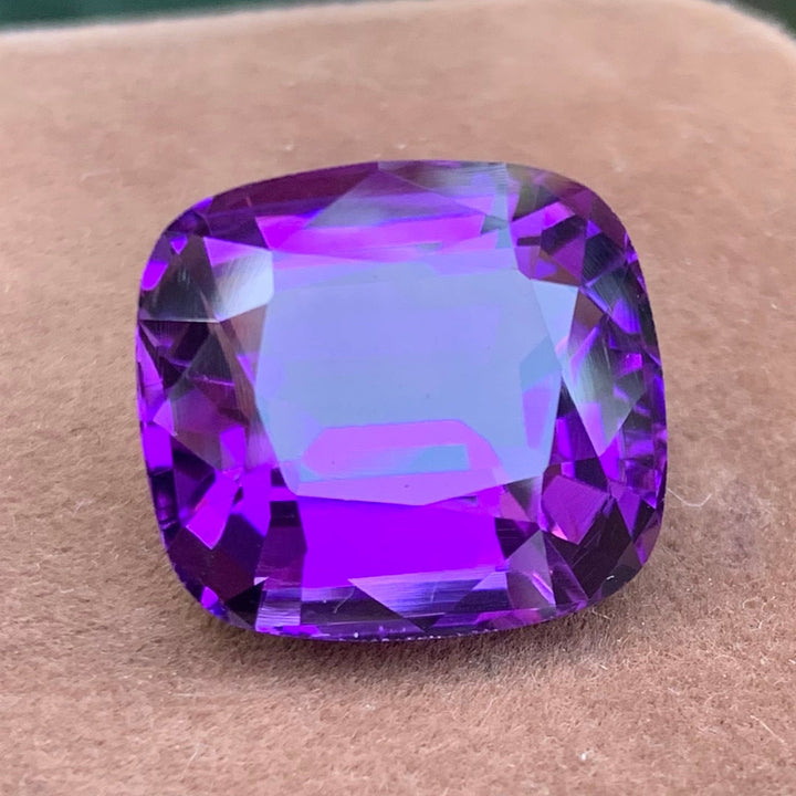 Amethyst Cushion Cut 20 Carats