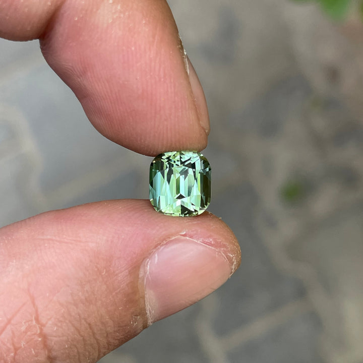 3 Carat Soft Green Natural Tourmaline – From Afghanistan