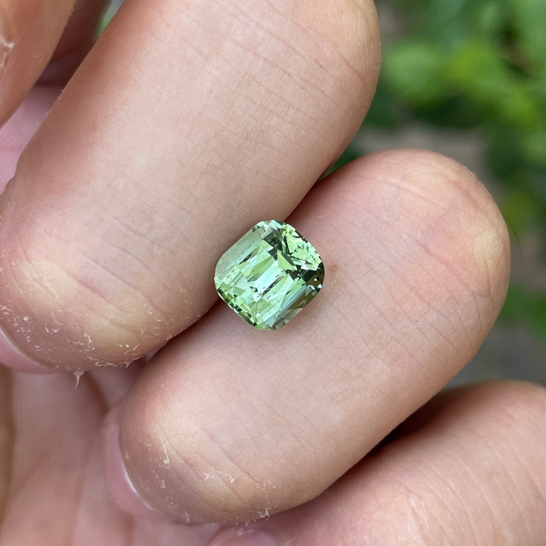 3 Carat Soft Green Natural Tourmaline – From Afghanistan