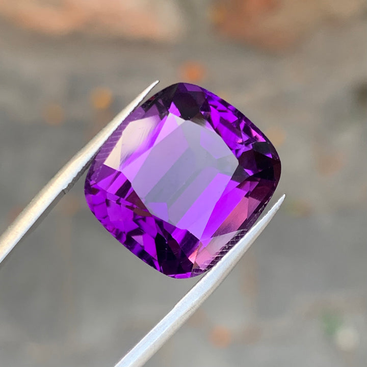 Amethyst Cushion Cut 20 Carats