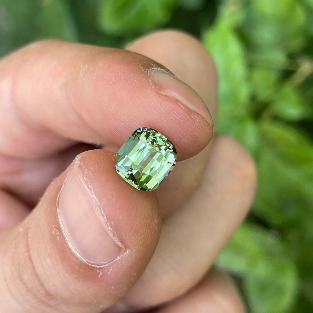 3 Carat Soft Green Natural Tourmaline – From Afghanistan