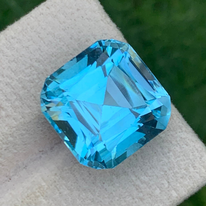 Sky Blue Topaz 21 Carats | Cushion Cut Blue Topaz