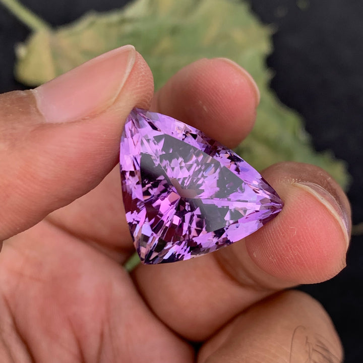 29.60 Carats Faceted Natural Fancy Cut Amethyst