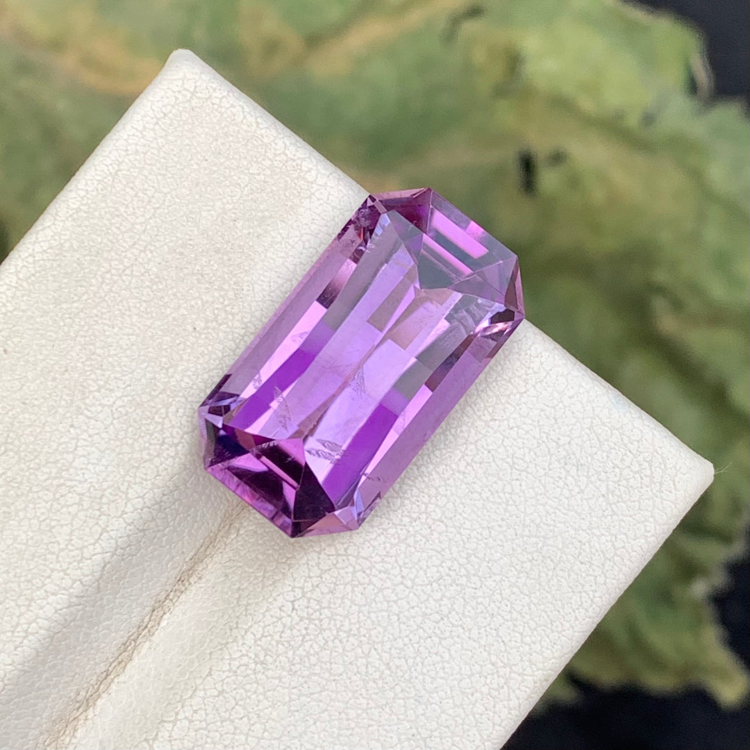 15.30 Carats Faceted Natural Pixel Cut Amethyst