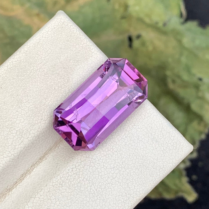 15.30 Carats Faceted Natural Pixel Cut Amethyst