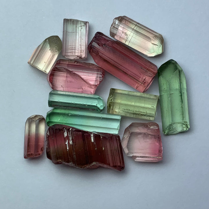 10 Grams Facet Rough Mix Tourmalines Parcel