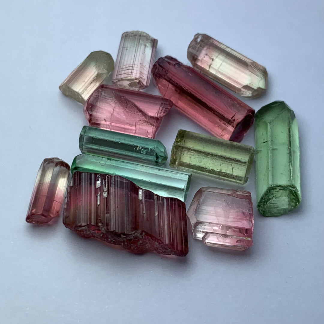 10 Grams Facet Rough Mix Tourmalines Parcel