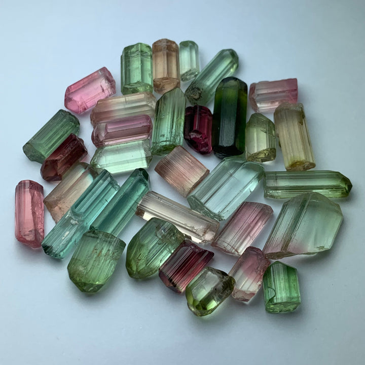 20.49 Grams Facet Rough Mix Colors Tourmaline Parcel