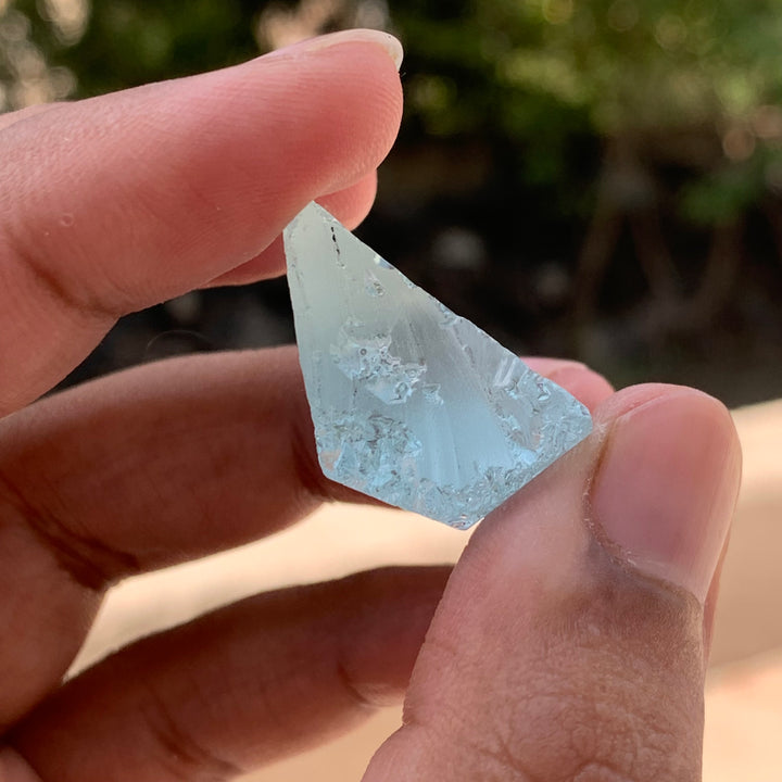 15.76 Grams Facet Rough High Quality Bluish Aquamarine