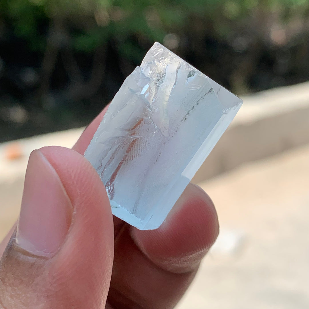 11.54 Grams Facet Rough High Quality Bluish Aquamarine