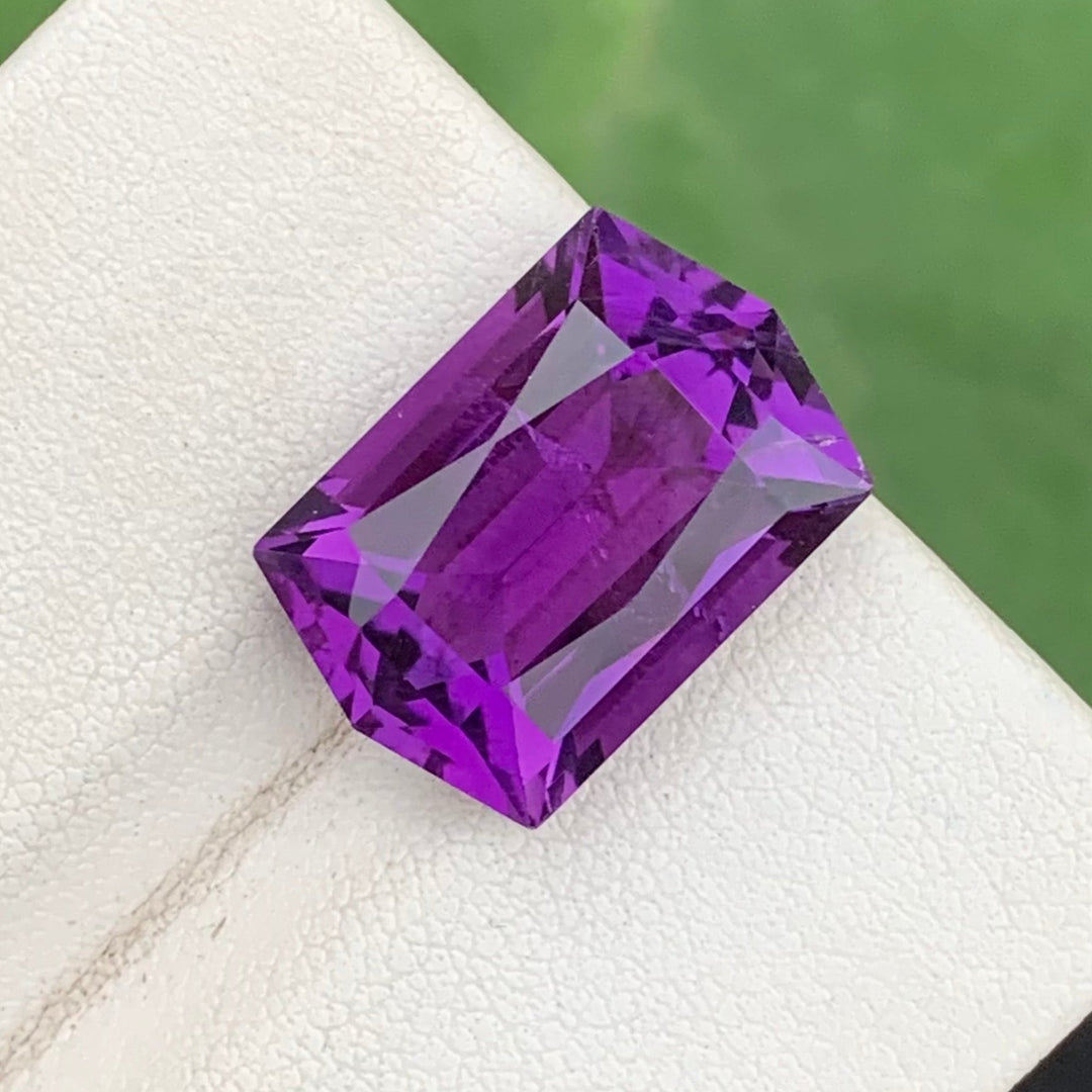 10.60 Carats Faceted Dark Amethyst