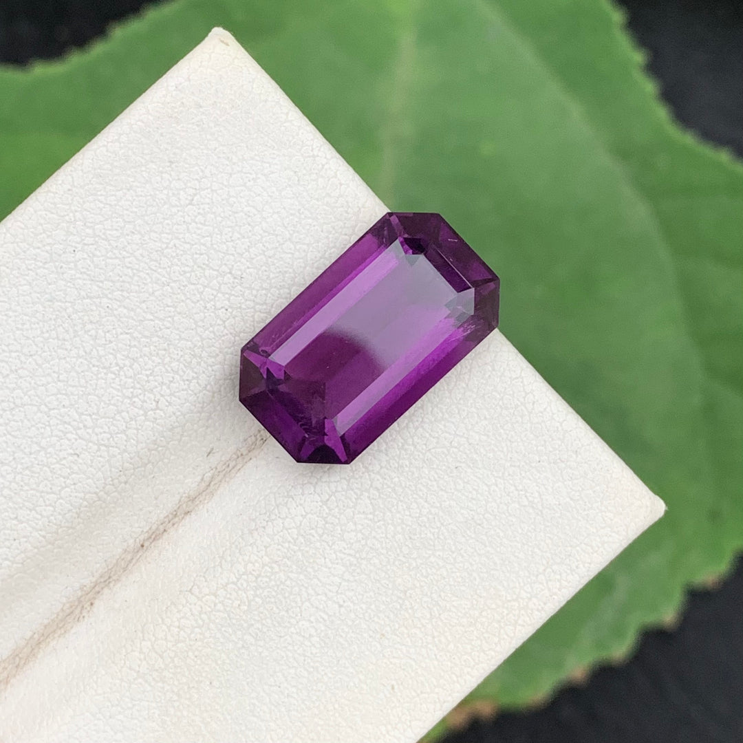 9.90 Carats Faceted Dark Amethyst