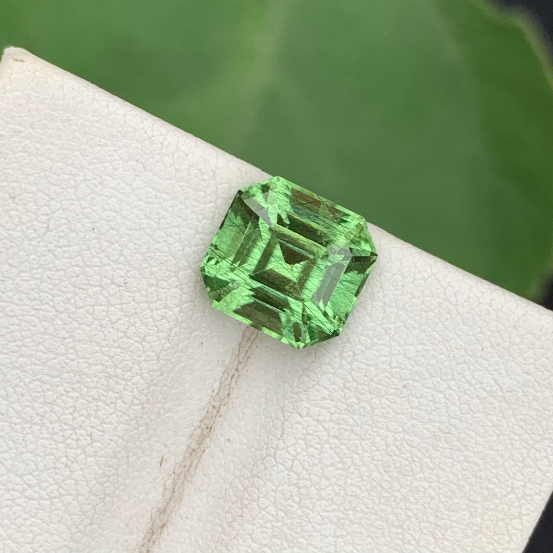 4.60 Carats Faceted Natural Rutile Peridot