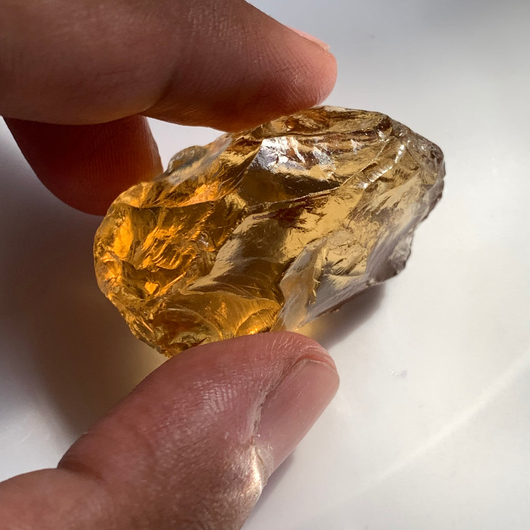 25 Grams Facet Rough Sun Shine Citrine