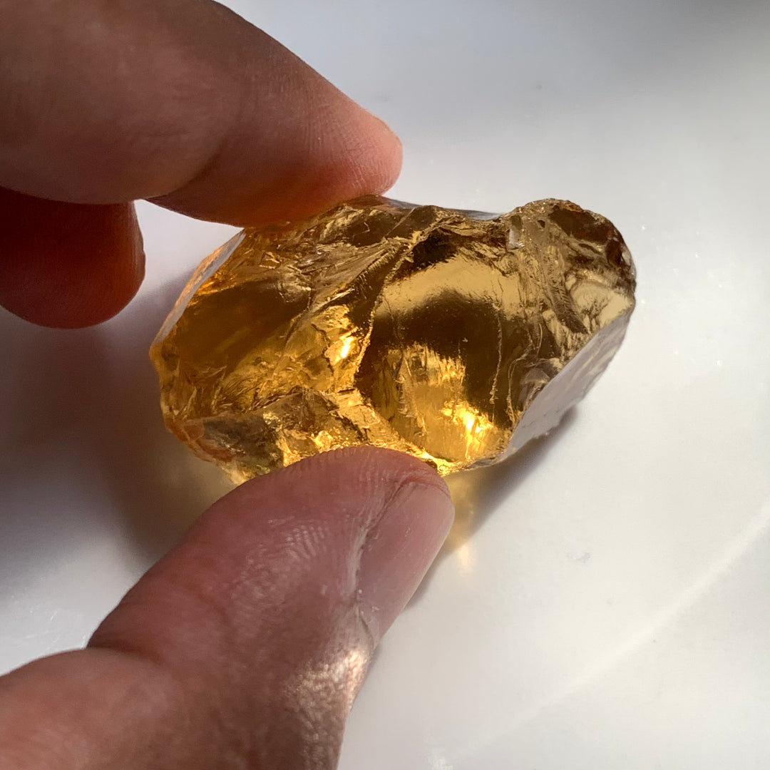 25 Grams Facet Rough Sun Shine Citrine