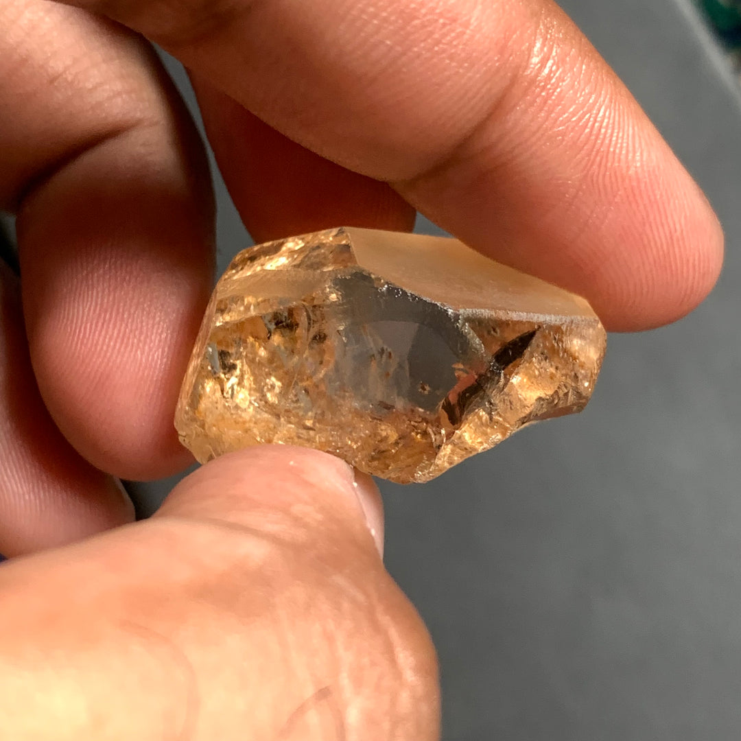 18.82 Grams Facet Rough Golden Topaz