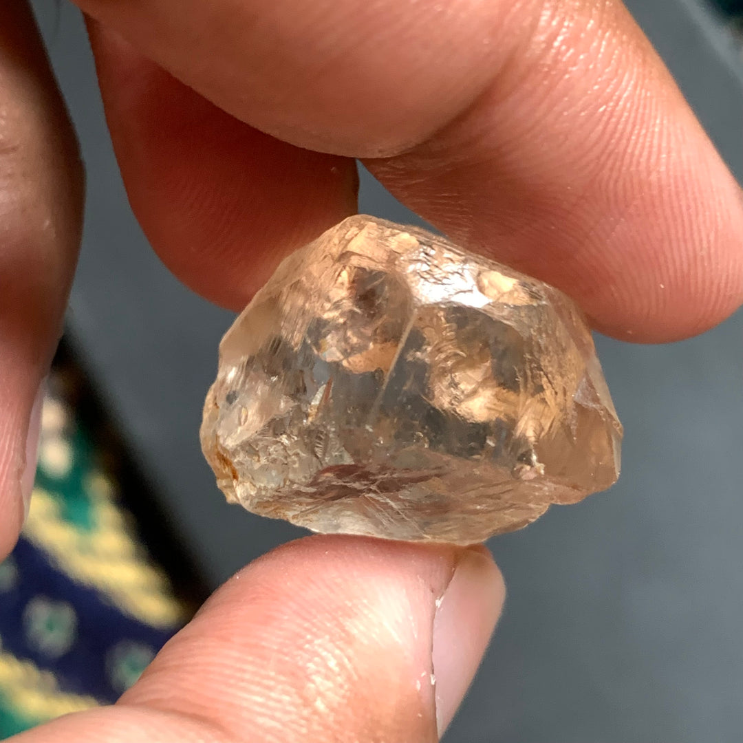 15.60 Grams Facet Rough Golden Topaz