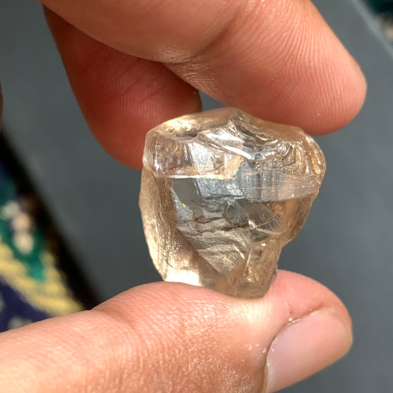 15.60 Grams Facet Rough Golden Topaz