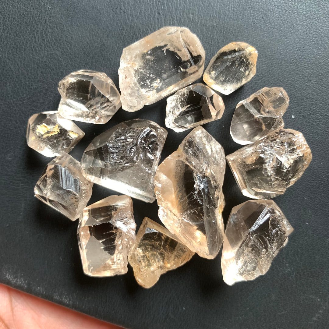 50 Grams Facet Rough Golden Topaz