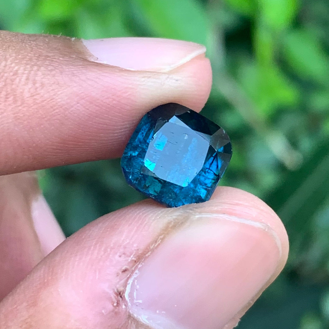 5.05 Carats Faceted Ink Blue Tourmaline