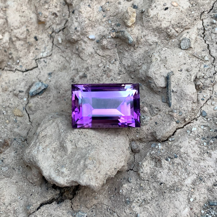 12.15 Carats Faceted Stunning Amethyst