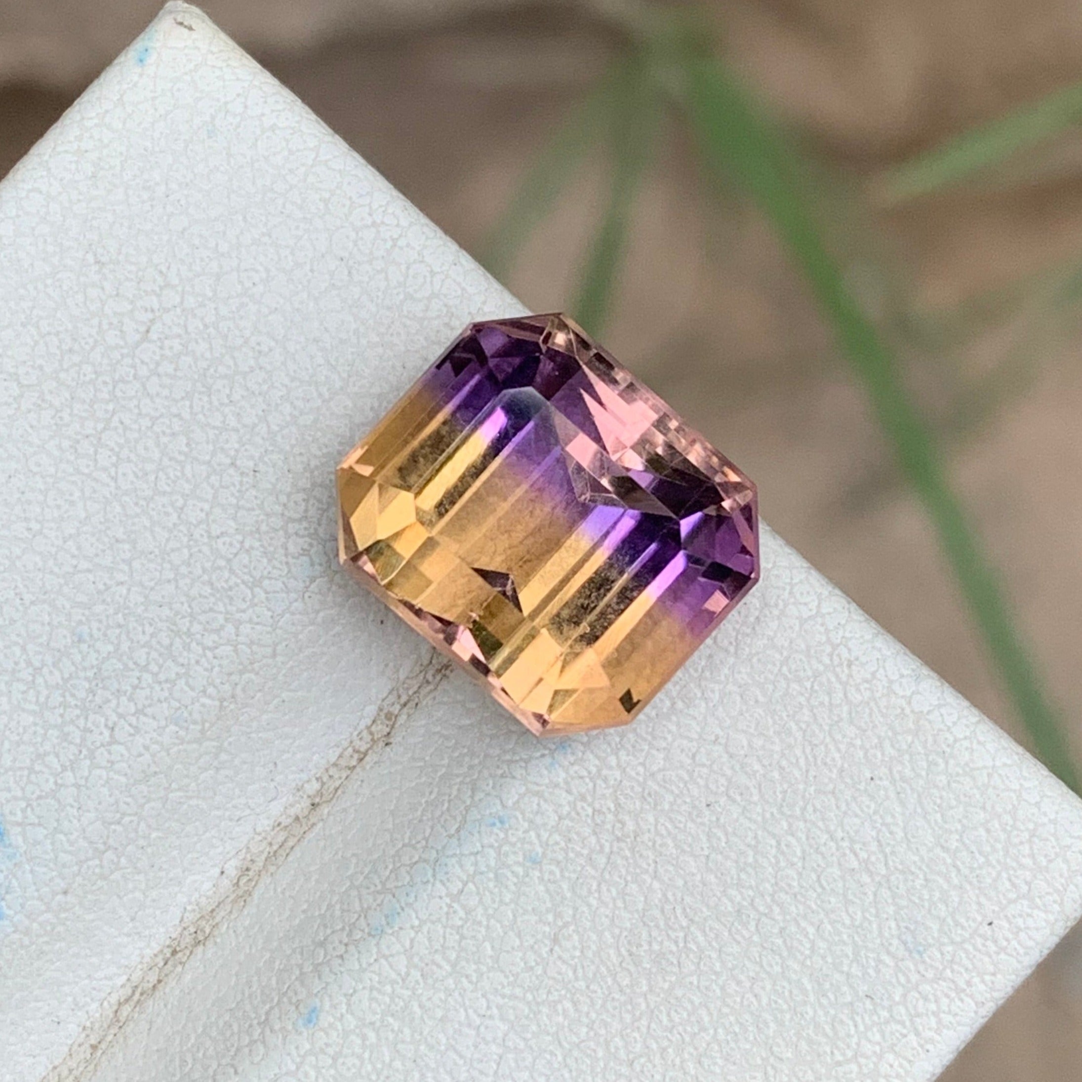 Natural Ametrine 19.40 Ct Emerald Cut Loose Gemstone outlets