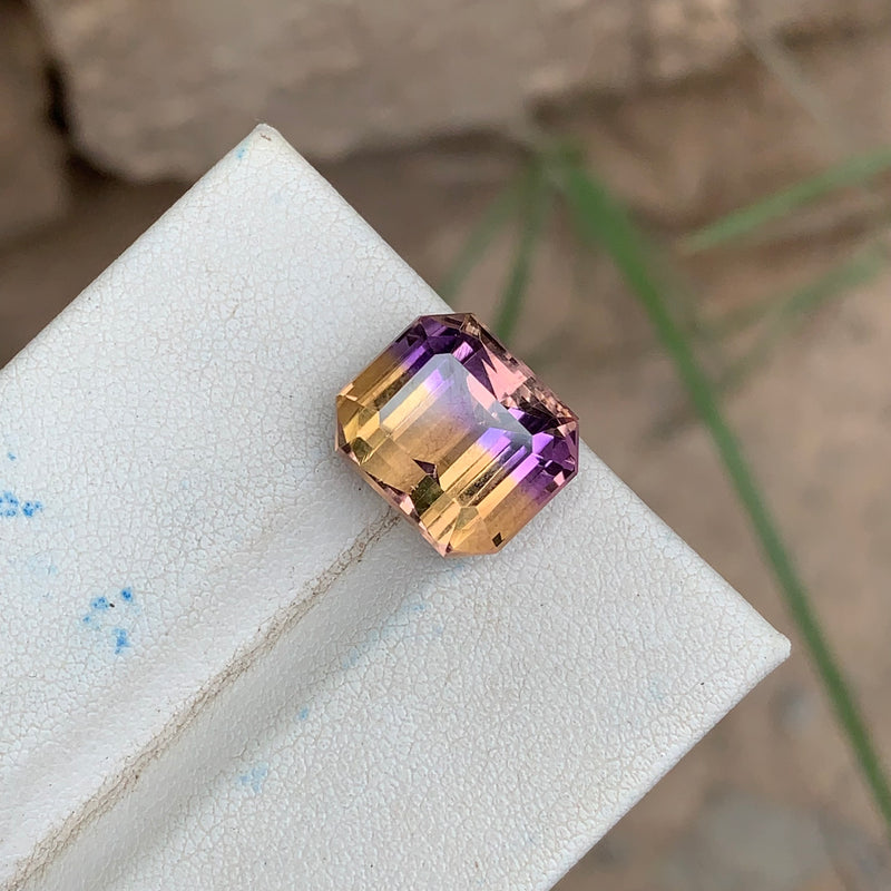 7.90 Carats Faceted Bolivian Semi-Precious Ametrine