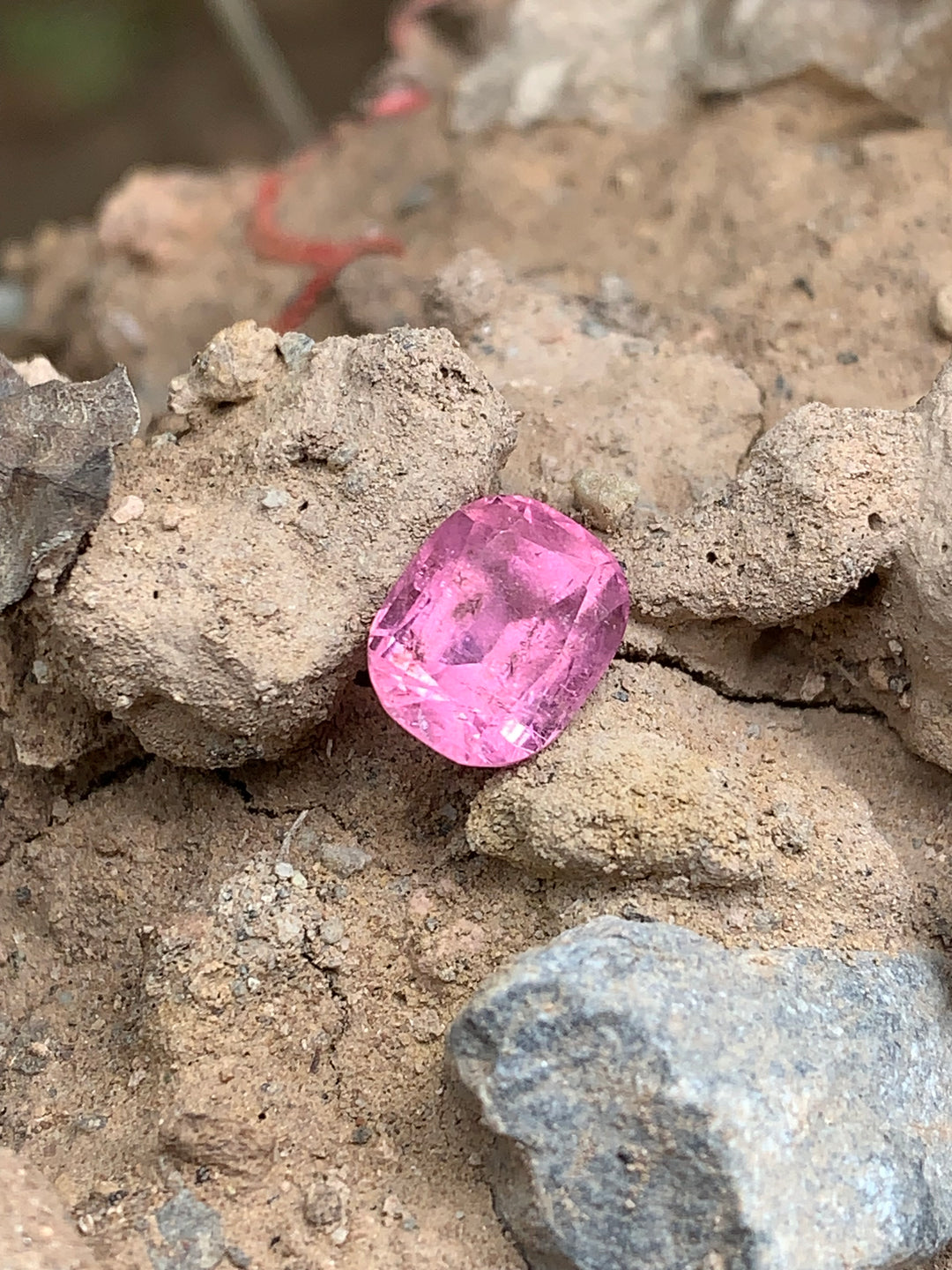 2.35 Carats Faceted Pink Tourmaline