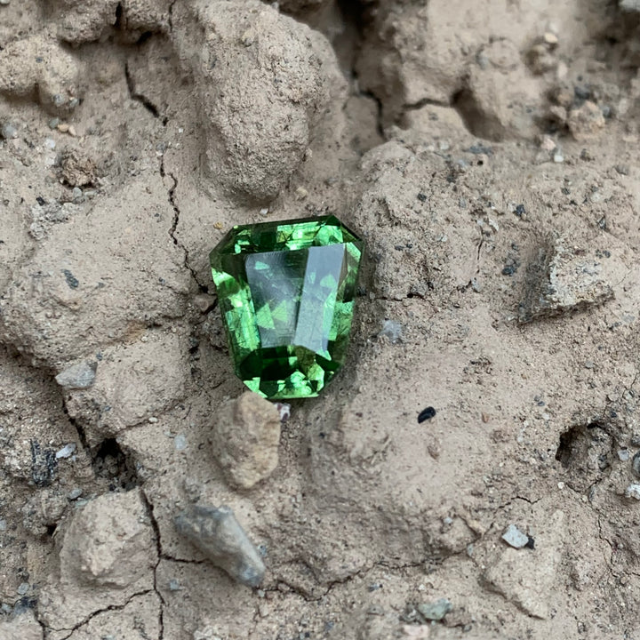 4.05 Carats Loose Rutile Peridot