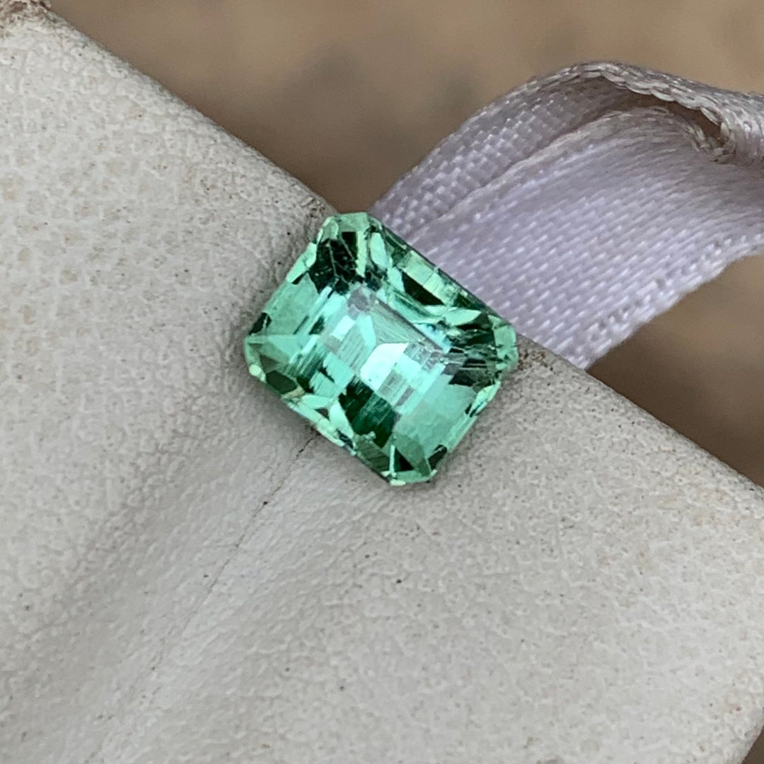 2.25 Carats Faceted Mint Green Tourmaline