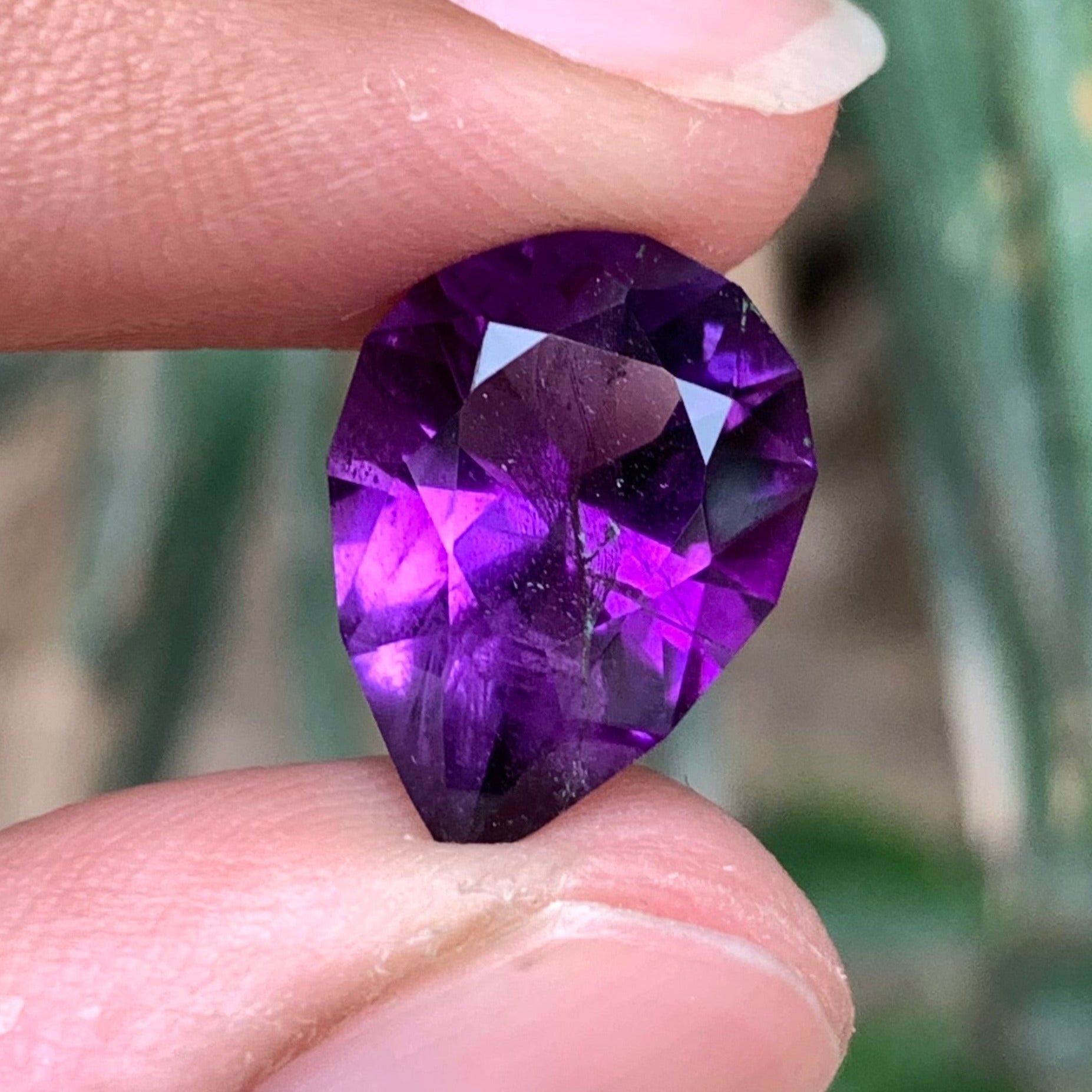 Amethyst Loose Gemstone store 30mm x 15mm