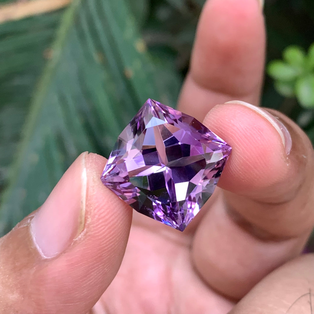 17.25 Carats Loose Fancy Cut Amethyst