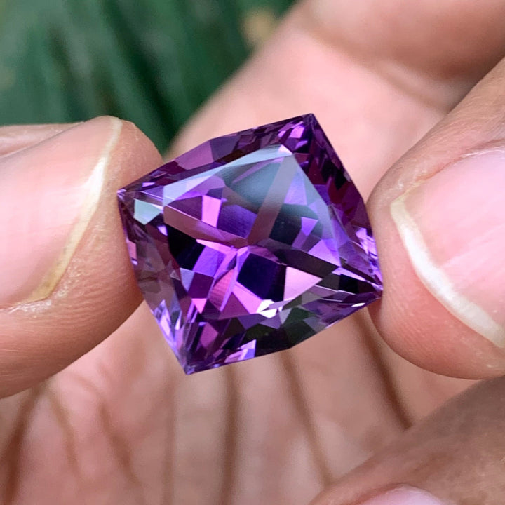 13.65 Carats Loose Fancy Cut Amethyst