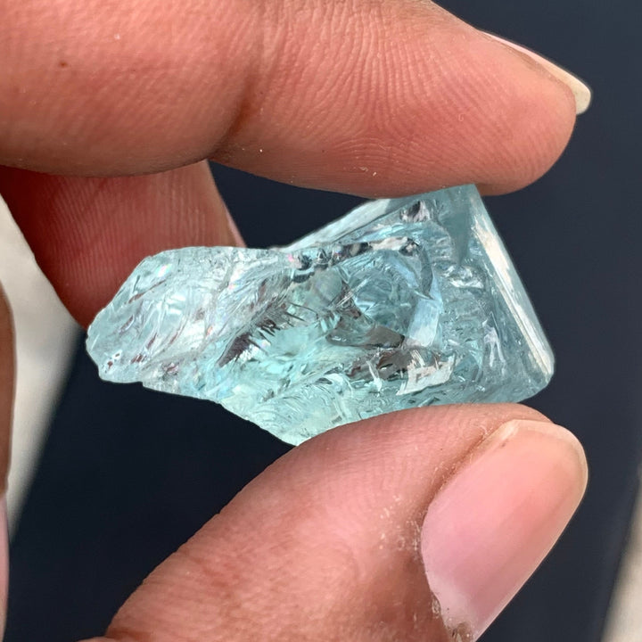 9 Grams Facet Rough Aquamarine