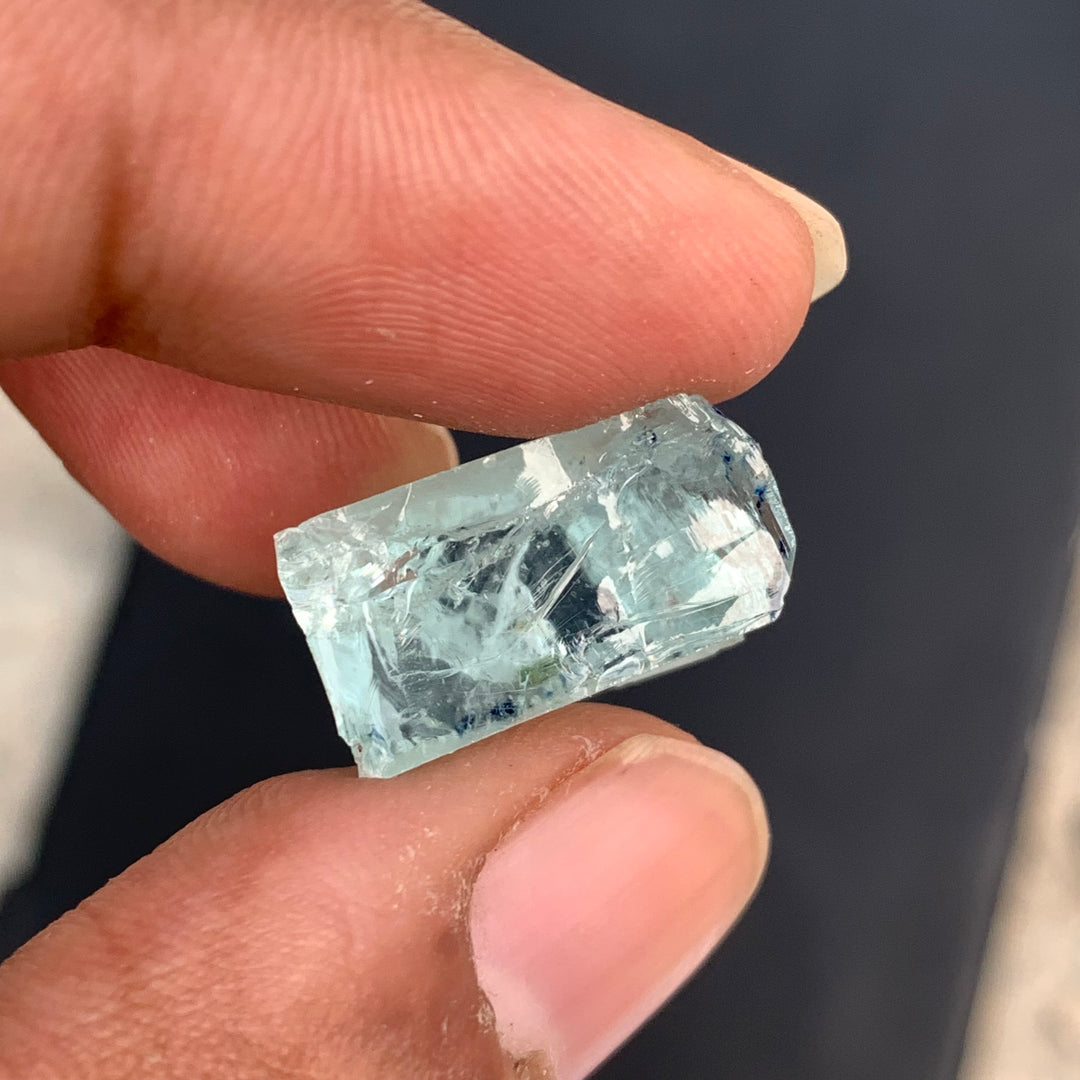 4 Grams Facet Rough Aquamarine