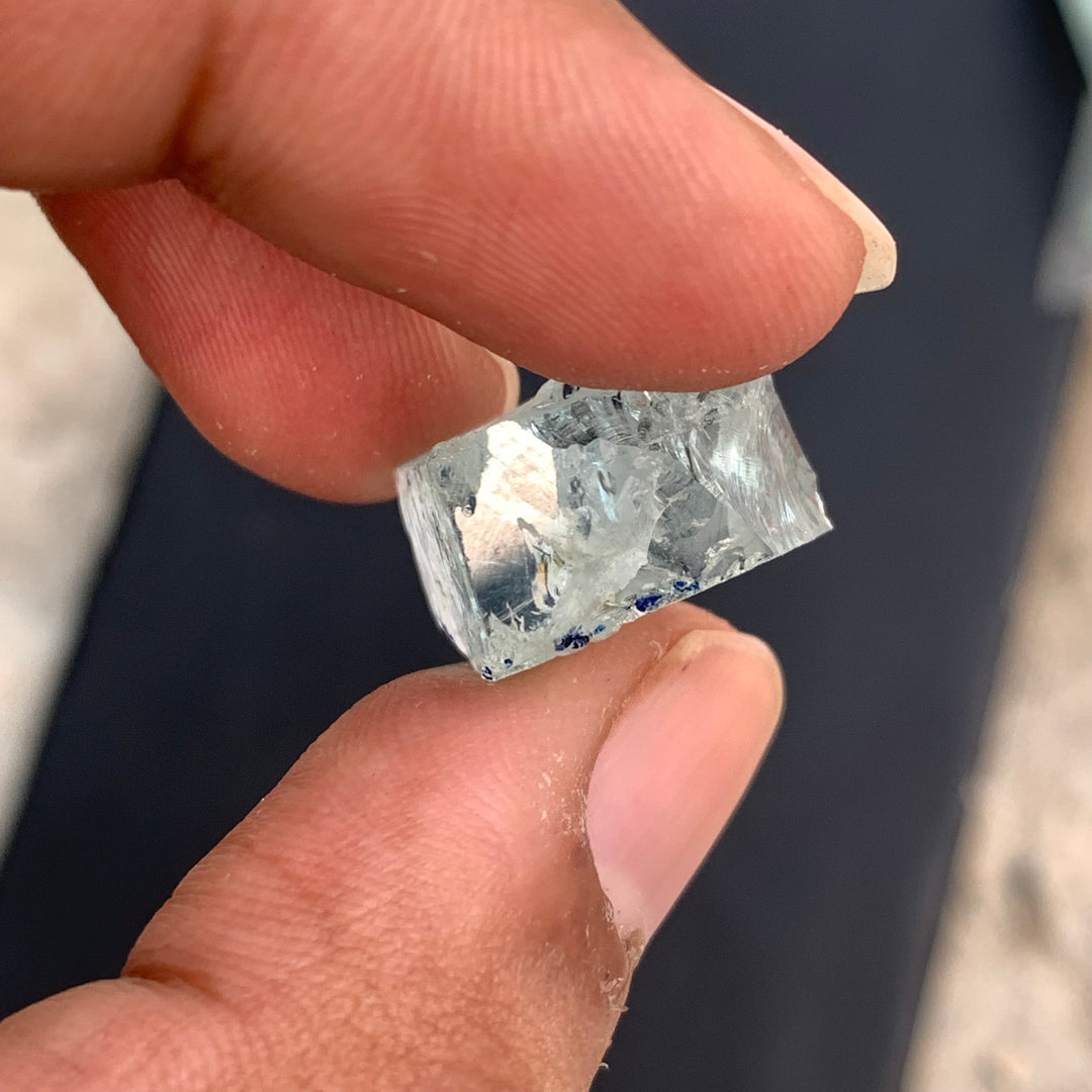 4 Grams Facet Rough Aquamarine