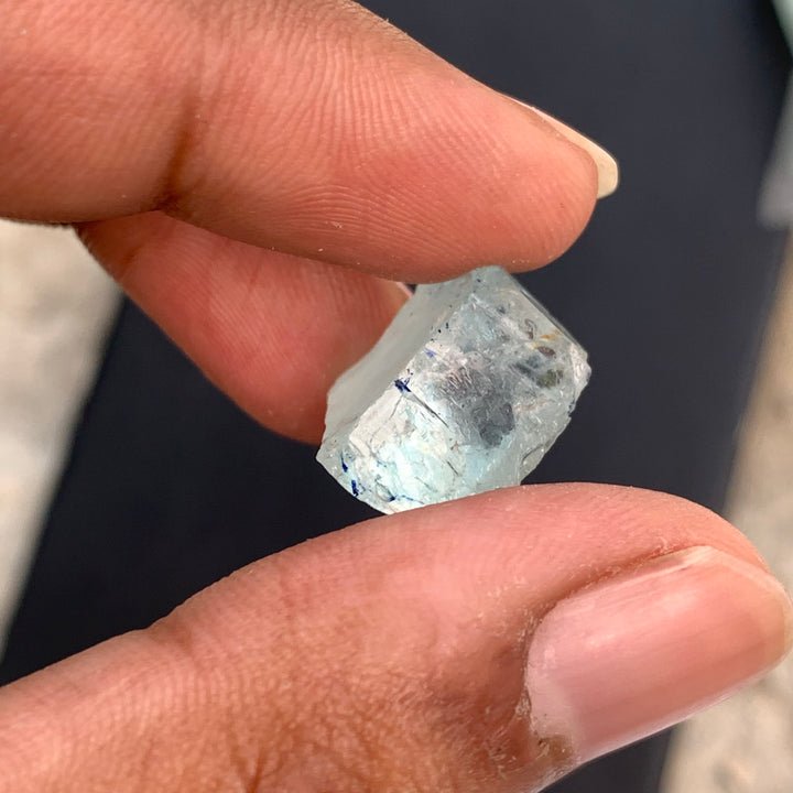 4 Grams Facet Rough Aquamarine