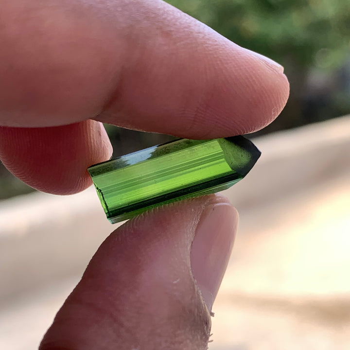 1.76 Grams Facet Rough Super Clean Green Tourmaline