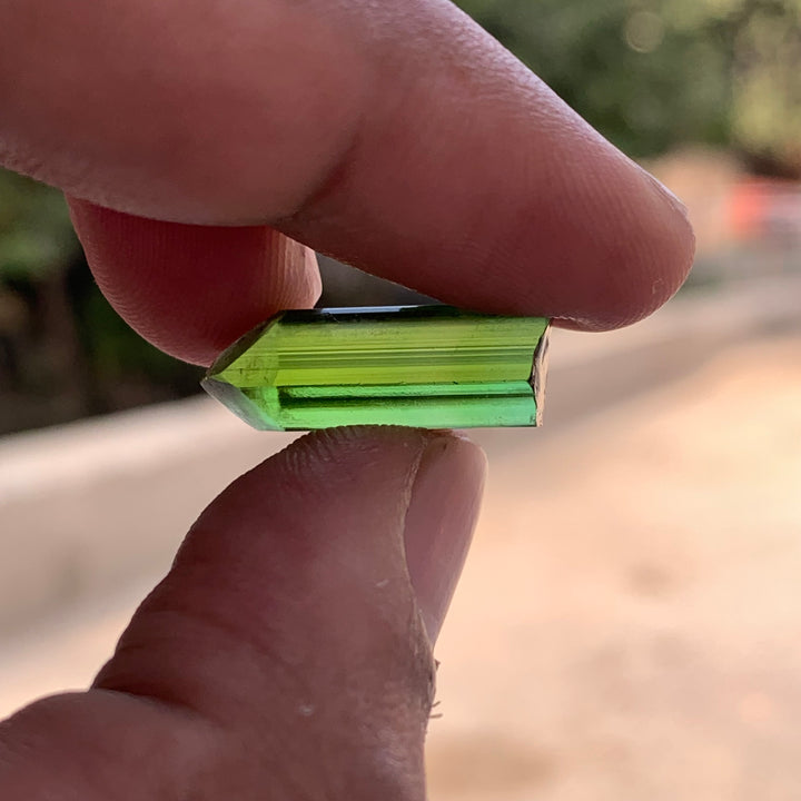 1.76 Grams Facet Rough Super Clean Green Tourmaline